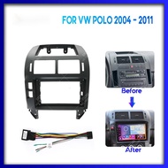 9 inch car radio frame Volkswagen VW Polo 2004 - 2011 Adapter Canbus Box Decoder Cable Radio Dash He