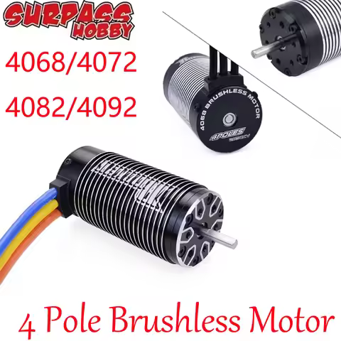 SURPASS HOBBY Rocket 4068 4076 4082 4092 4-pole Sensorless Motor Waterproof Brushless Motor 5mm for