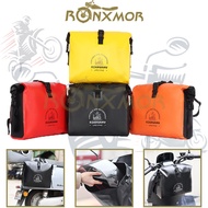 RONXMOR 1PC Motorcycle Handlebar Bag Riding Waterproof Storage Bag 9L Motorcycle Front Fork Toolkit 