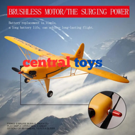 FX9703 pesawat rc brushless 5CH J3 piper fixed wing glider rc plane