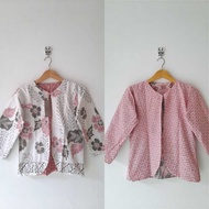 Reversible batik bolero Cardigan