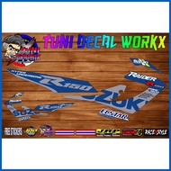 ∵ ◭ ✥ Suzuki Raider 150 MOTOGP Edition 2020 Carb Stock Decals (ORIG BLUE) w/ Freebies