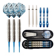 3Pcs Soft Tip Darts 21 Grams Aluminum Shafts Standard FlightsIron Barrel Darts