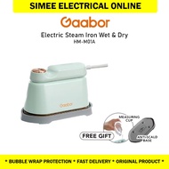Gaabor Exquisite Electric Steam Iron Wet & Dry Iron Flexible Switching Steamer Garment (1200W) HM-M0