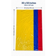 Colored PE plastic lng 30x50 inches Big plastic bag