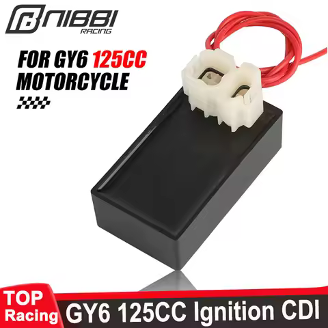 NIBBI Motorcycle Ignition CDI 5 Pin Wire Unit CDI Racing for GY6 125CC Moped Scooter ATV Pit Bike En