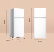 TCL ตู้เย็น ตู้เย็นมินิ ตู้เย็น 2 ประตู ตู้เย็นเล็ก mini ขนาด118L รุ่น BCD-118KA9 Refrigerator รับประกัน 1 ปี