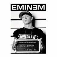 Eminem Eminem Eminem Eminem E Triangle Round Necklace Hip Hop Trendy Men Women Titanium Steel Pendan