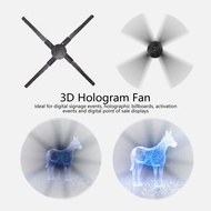 เส้นผ่านศูนย์กลาง 52 ซม. G52 3D Holographic Fan Projector 552pcs LED Beads Hologram Display Fan for Business Store 100‑240V