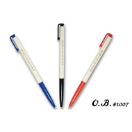 O.B Automatic Ballpoint Pen 0.7mm-Blue/Black/Red
