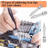 [jeon] 510 Interface Mini Portable USB Soldering Iron Tip, Solder Iron Head Accessory