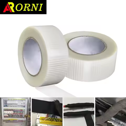 Heavy-duty Wear-resistant Fiberglass Adhesive Tape,mesh Fiber Tape Super Strong Mesh Tapefiberglass 