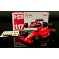 TOMICA TOMICA Ferrari F1FERRARI F-1 White Nirari F-1 Made in Japan No. 117 Display