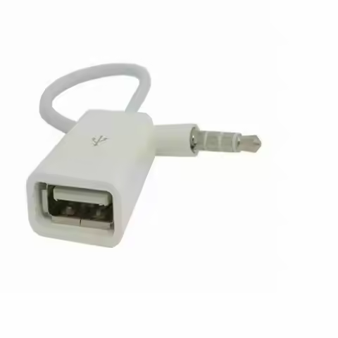 Portable USB To 3.5mm Car Aux To USB Car Audio Cable Car Accessories Converter USB Adapter Cable Ada