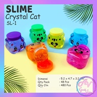 Slime MINI / Clear Slime Kecil Lucu / Mainan Slime Anak Import Murah