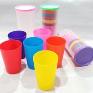 Rainbow Plastic Cup SET 6 in 1 Picnic Cup Set