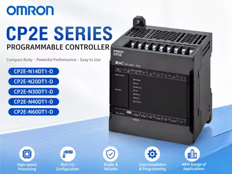 New OMRON Programmable Controller CP2E-N14DT1-D CP2E-N20DT1-D CP2E-N30DT1-D CP2E-N40DT1-D CP2E-N60DT