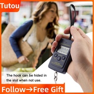 [READY STOCK] 40KG/50kg Electronic Portable LCD Digital Weight Scale Hook Fish Hanging Luggage