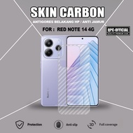 Skin Carbon Redmi Note 14 4G Redmi Note 14 5G Redmi Note 14 Pro 5G Redmi Note 14 Pro Plus 5G Anti-sc