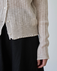 Ruffle cardigan