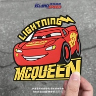 American Lightning McQueen Cartoon Car Sticker Disney Cars Cartoon Anime Decorative Sticker
