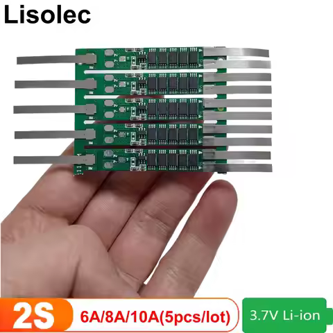 BMS 2S Charger Module 7.4V 8.4V 18650 21700 Lipo Lithium Battery Protection Board 6A 8A 10A Charge D