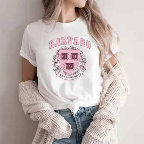 Harvard Legally Blonde Tee What Like It's Hard Funny University Collage T-shirt Tv Show Inspired Kaw