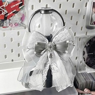 Gray lightstick bow decorates EXO TXT Seventeen RIIZE aespa SKZ ZB1 2ne1 BP lightstick