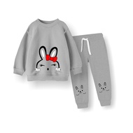 Setelan Joger Anak  Perempuan Model Karakter Gambar Hewan Baju Anak Usia 1 Sampai 6 Tahun