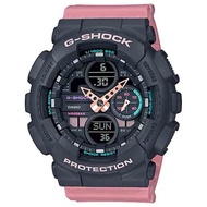 Alghani Watch Jam Tangan Pria Casio G-Shock GMA-S140-4ADR S Series Digital Analog Black Dial Pink Re