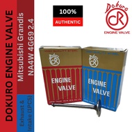 Engine Valve (Dokuro Japan) for Mitsubishi Grandis NA4W 4G69 2.4 (Exhaust & Intake)