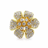B173 *NEW* Premium Materials Nice Elegant Bling-Bling Ozel Flower Brooch Kerongsang Size (w x h) : 2