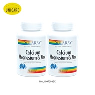 Solaray Calcium Magnesium & Zinc 120s Twin Pack