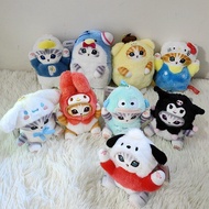 mofusand hipper mofusand Cute Shark Cat Melody Kuromi Co-Branded Plush Doll Pendant Charm