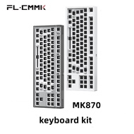 FL·ESPORTS Mk870 Wired TKL Mechanical Keyboard Kit 87-Key Hot-Swappable Full-Key RGB Backlit Custom 