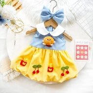 Burger Collar Dress (Newborn-2 Years Old)