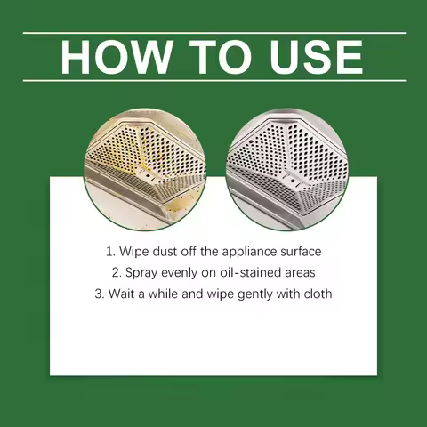 300ml Enzyme Foam Cleaner Multi-purpose Enzyme Oil Stain Remover Surface Cleaning Degreaser for Stov
