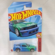 Hot Wheels '07 Ford Mustang - Blue Green FALKEN Tires (205/250 - 2023 - THEN AND NOW 4/10)