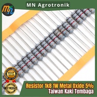 X10 Resistor 1K8 1.8K 1W Metal Oxide 5% Copper FootOriginal