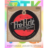 EJ45 Clear Nylon Acoustic Guitar Strings (Normal Tension)