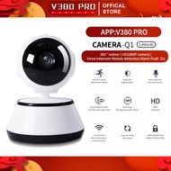 V380 Pro CCTV Camera for house wireless connect phone 360° for home Bulb 1080P WiFi night vision IP security cctv camera