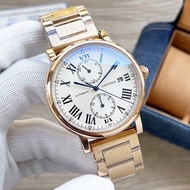 Cartier multifunctional design automatic mechanical movement 42 mm men s watch