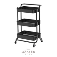 RENE 3 Tier Movable Storage Kitchen Trolley