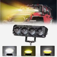 Lampu laser super terang SQL 6 mata asli Moscow universal cocok untuk motor mobil truk Fuso kontaine