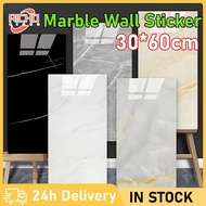 30x60cm wall sticker waterproof/wall sticker Marble Wall Tile Paper KitchenWall Sticker Wall Paper B
