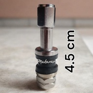 Motorcycle tubeless tire valve, iron tubeless valve