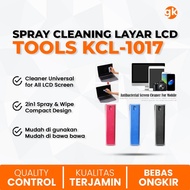 LAYAR Spray Cleaning LCD Screen Cleaner Wipe 2in1 Spray Cleaning Screen HP Tablet Laptop Monitor KCL-1017