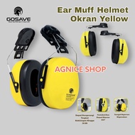 Ear Muff Helmet OKRAN Earmuff Safety 28db Yellow 28db