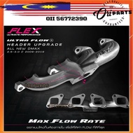FLEX HEADER ISUZU DMAX 2.5 3.0 4JJ1 4JK1 EXHAUST MANIFOLD TURBO THAILAND ULTRA FLOW BANANA PIPE INLE