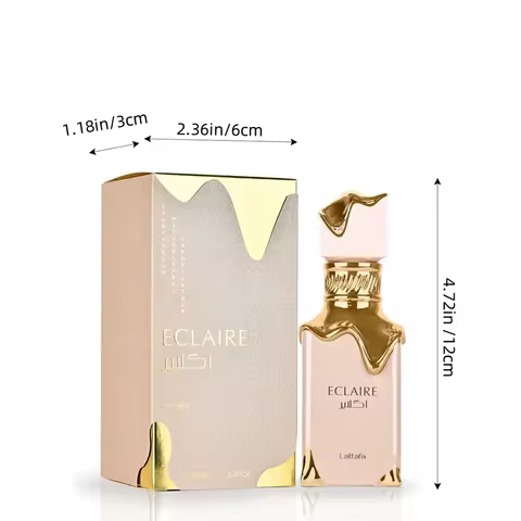 Lattafa Eclaire - Vanilla, Caramel, Sweet, Floral - Eau de Parfum Long-Lasting Fragrance for Women, 